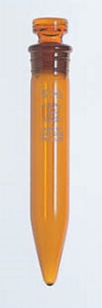 共通摺合せ遠沈管(円錐/茶) 84-1281