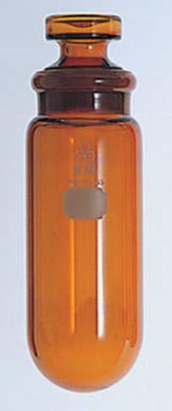 共通摺合せ遠沈管(丸底/茶) 84-1282