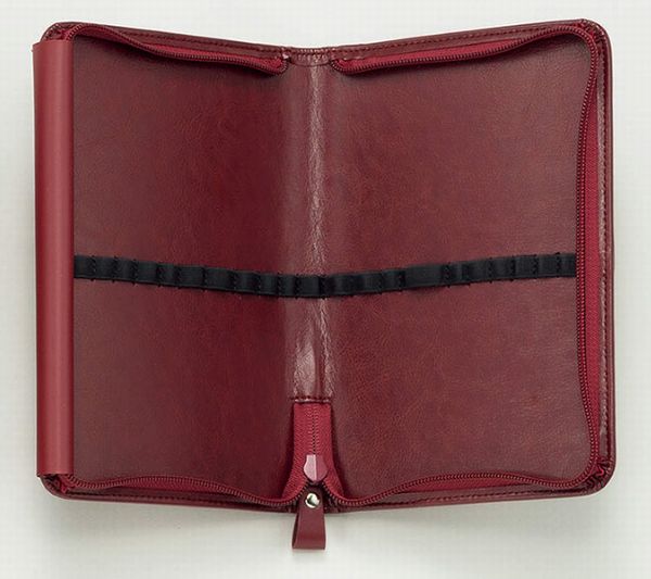 実験器具収納用レザーケース(紅) 91-0967