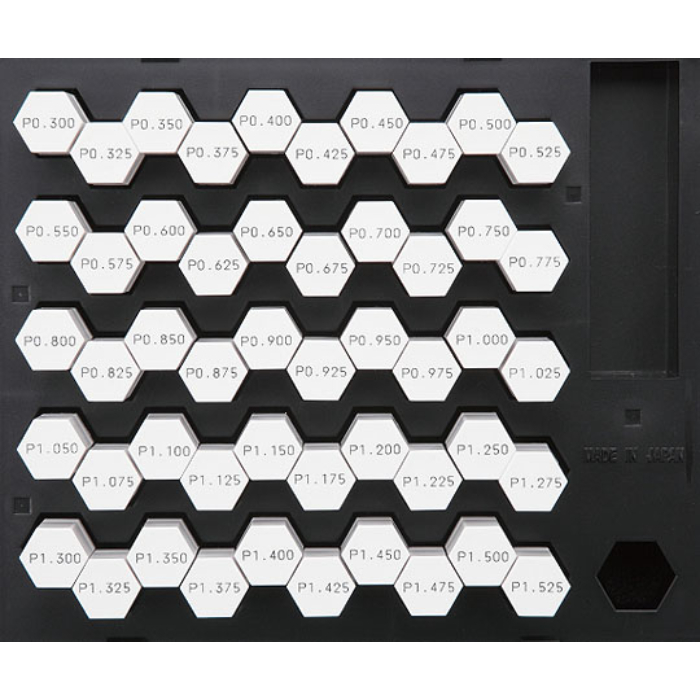 ピンゲージセット(プラス目/0.30-1.525 EM-0+(50本)