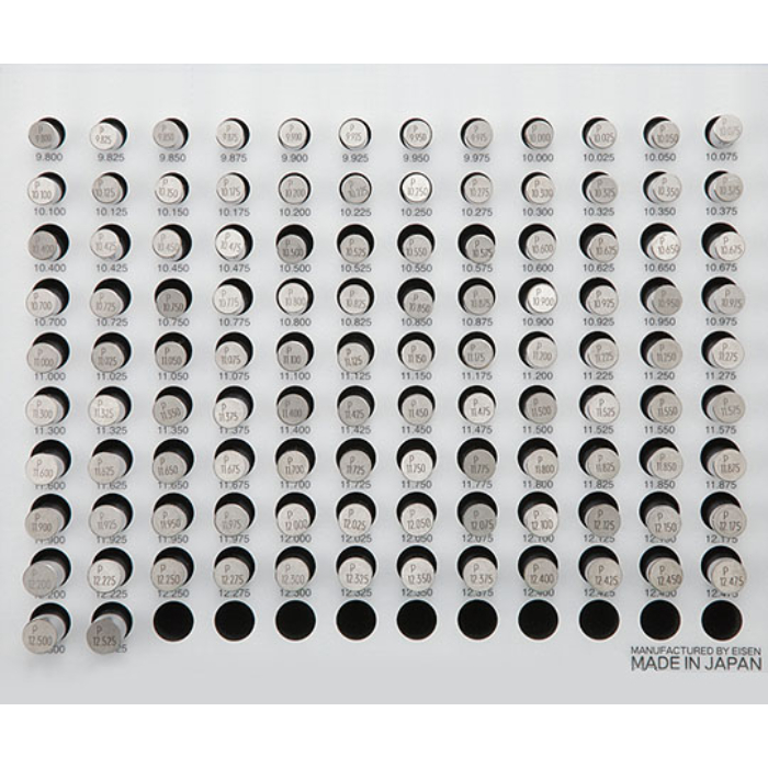 ピンゲージセット(プラス目/9.80-12.525 EM-2B+(110本)