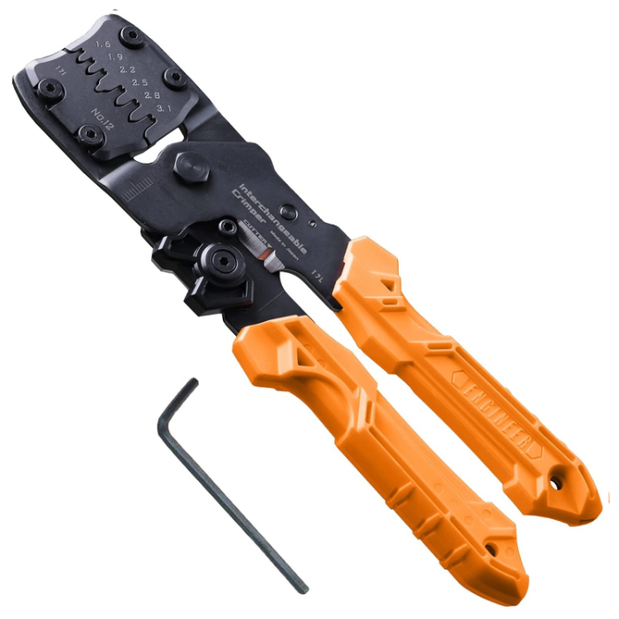 ダイス交換式精密圧着ペンチ PAD-12 エンジニア(ENGINEER)
