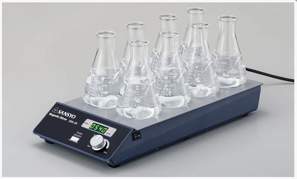 多連マグネチックスターラー8連式 SDS-C8