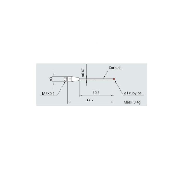 三次元用スタイラス 06ABN757 ミツトヨ(MITUTOYO)
