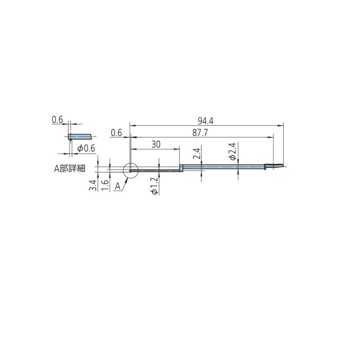 小穴用・深穴2倍スタイラス 12AAE908 ミツトヨ(MITUTOYO)