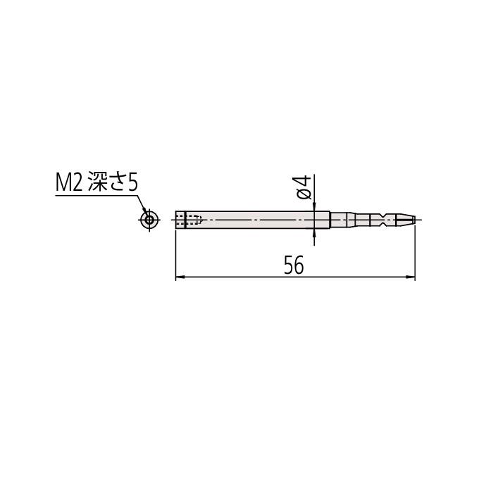 スタイラスシャンク 12AAL043 ミツトヨ(MITUTOYO)