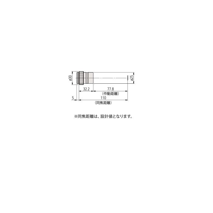 3X対物レンズ/CF 375-033 ミツトヨ(MITUTOYO) 印刷