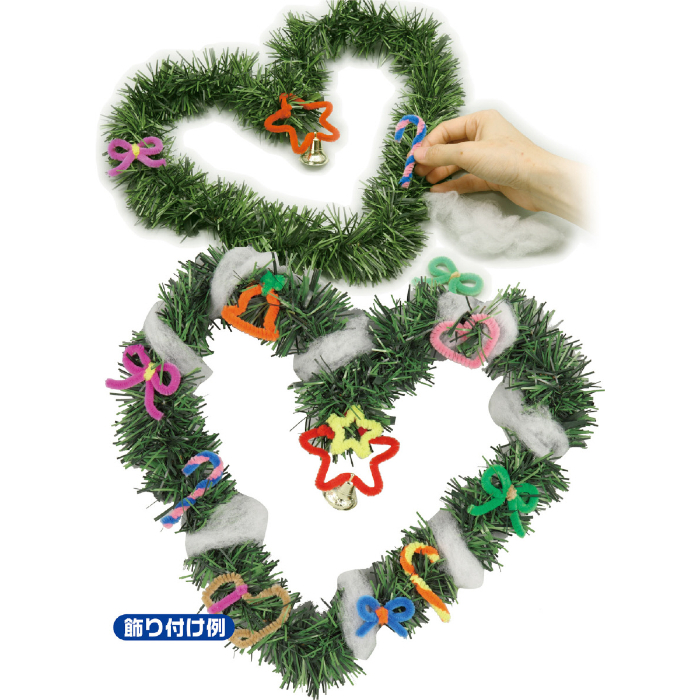 クリスマスリース作り 417