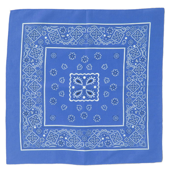 バンダナ 青 1241