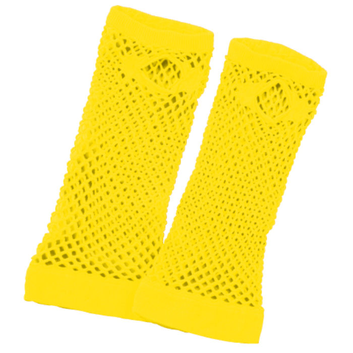 カラーメッシュグローブ 黄 1986