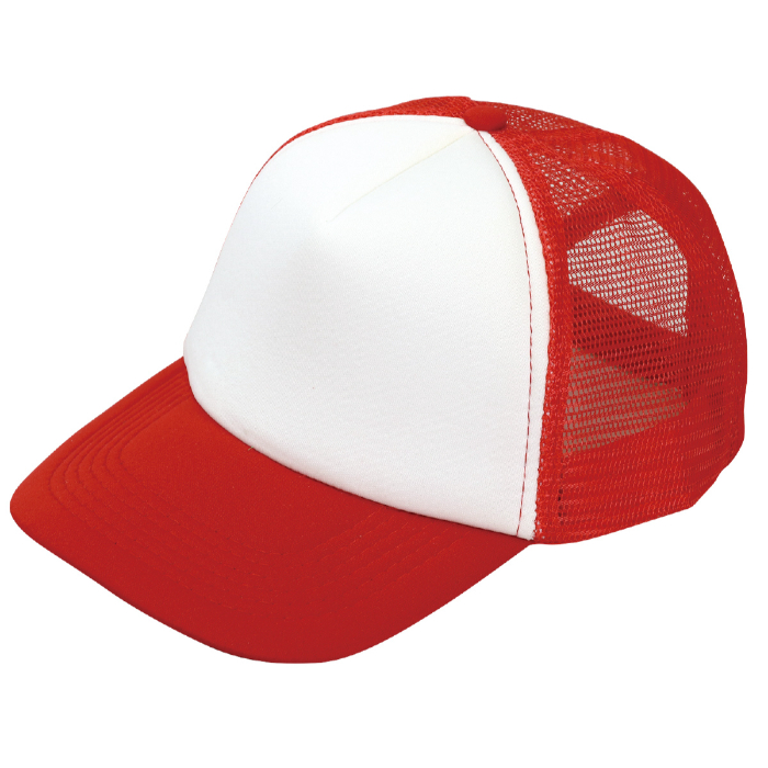 チームキャップ 赤 2235