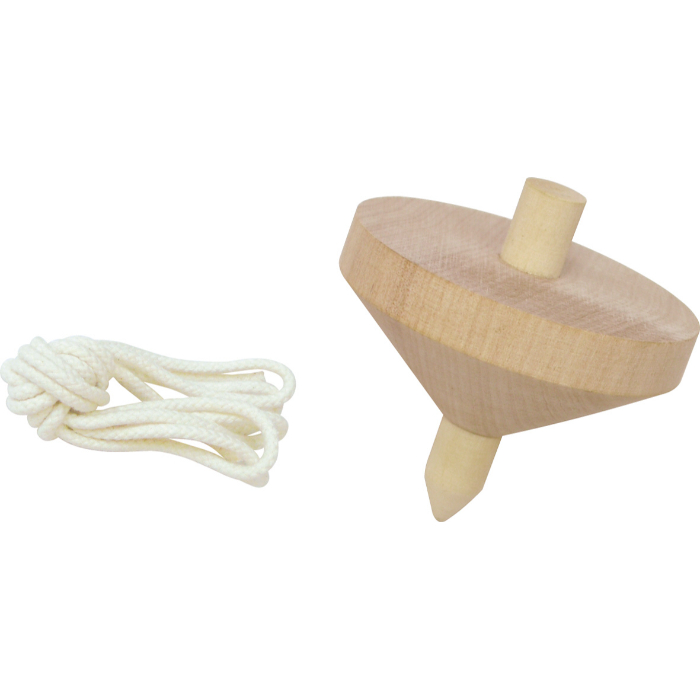 木製ゴマ 小 無着色 φ60 2486