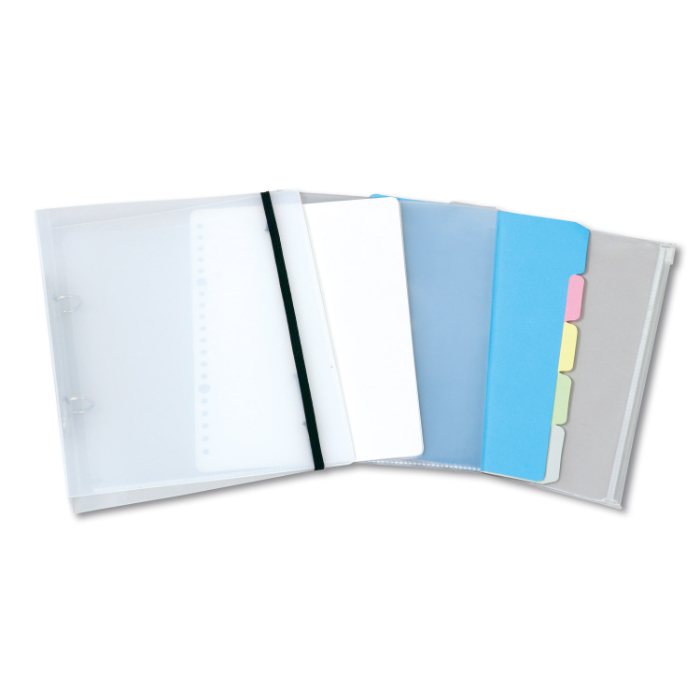 バンド付野外活動ファイル(2穴無地ノート付) 3385