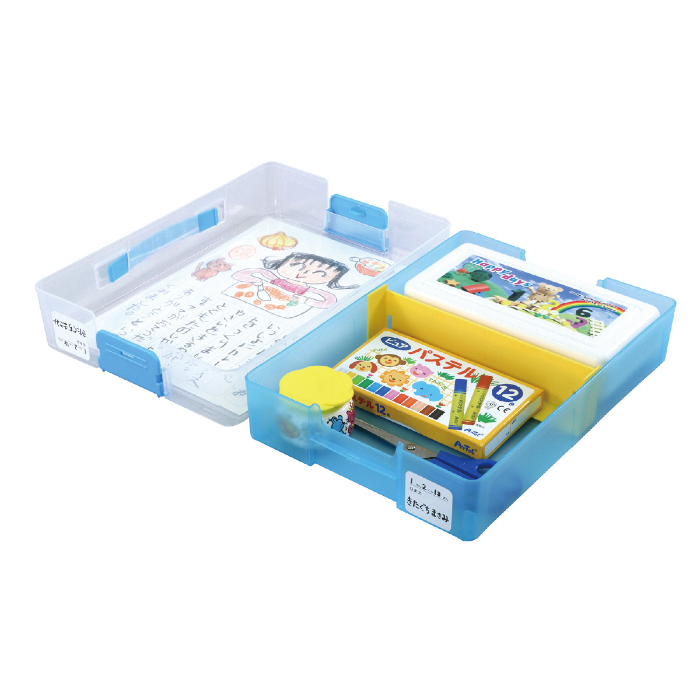 A4おどうぐばこクリアブルー 3701