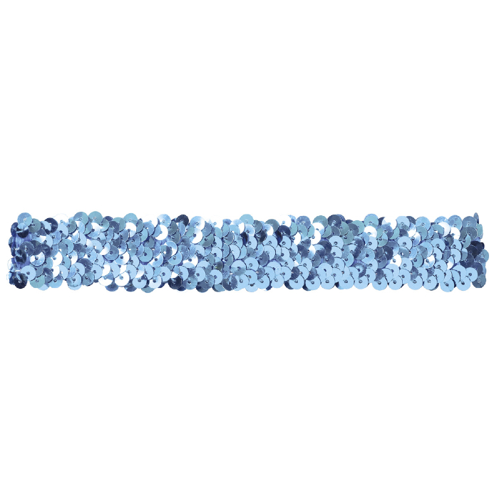 メタリック ヘアーターバン ブルー 4201