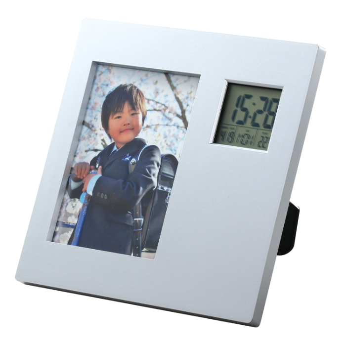 2WAYフォトフレームクロック 5498