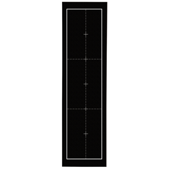 罫線入下敷八切判(両面印刷)黒 5509