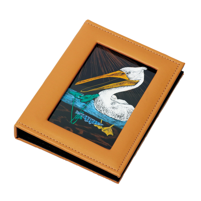 ニューレザー調写真ファイル アートガラス 5687