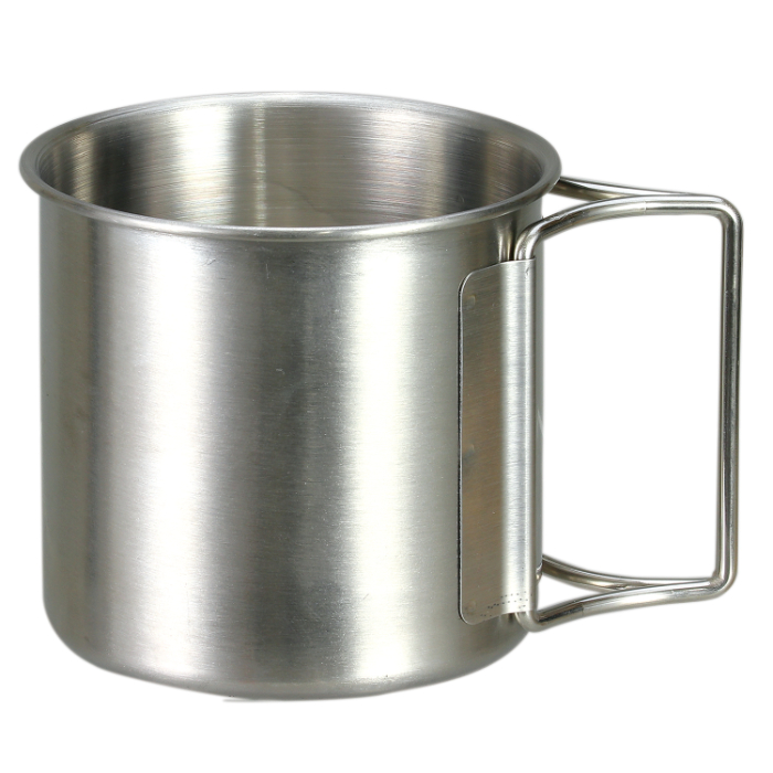 折りたたみハンドル ステンレスマグ 5980