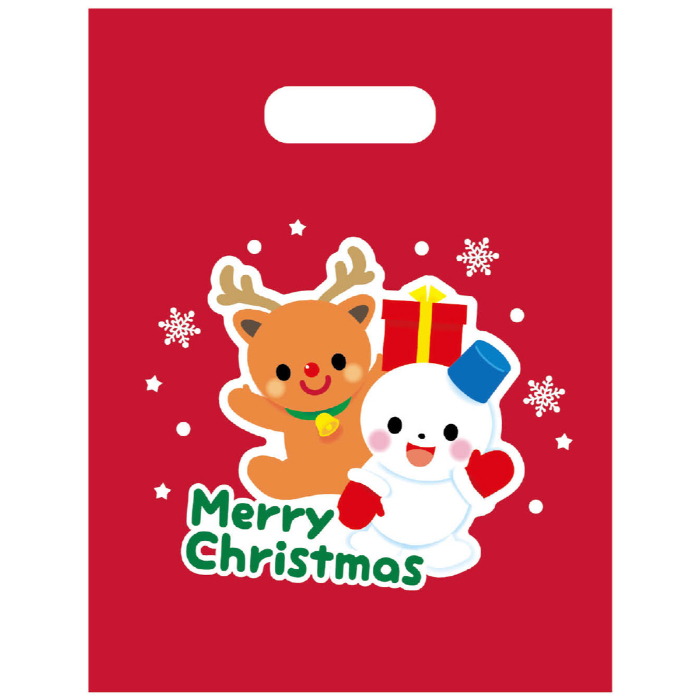 クリスマスプレゼント袋 小(マチ無し) 6714(100枚)