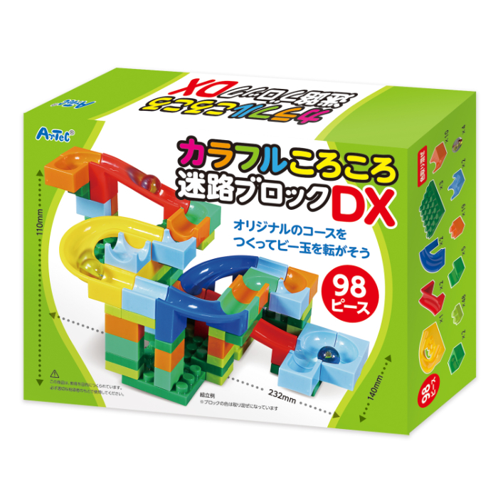 カラフルころころ迷路ブロック DX 6719