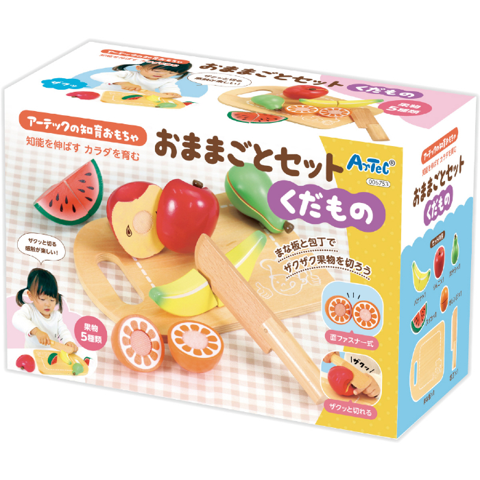 木製おままごとセット くだもの 6753