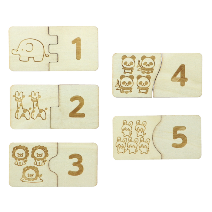 木製すうじパズル 6774