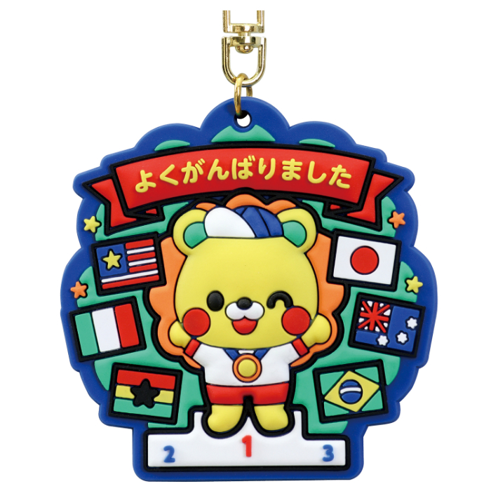 ラバーマグネットメダル アニマルズ 6988