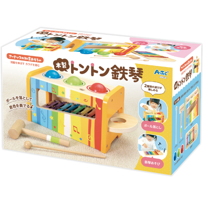 木製トントン鉄琴 7472