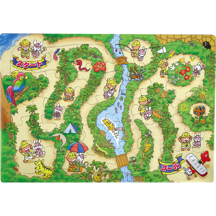 ジグソーパズル ジャングルめいろ 7848