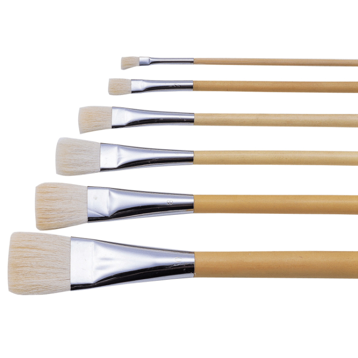 平筆(ポスター用・白毛)1号 10701