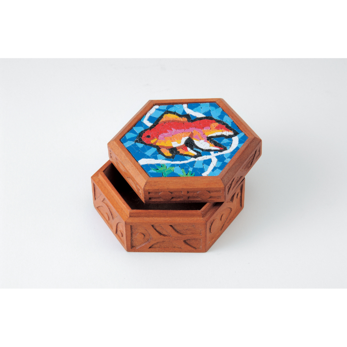 マルチボックス六角箱 プラモザイク付 13521