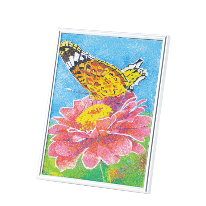 砂絵セット ハガキ倍判 メタリックフレーム付 13725