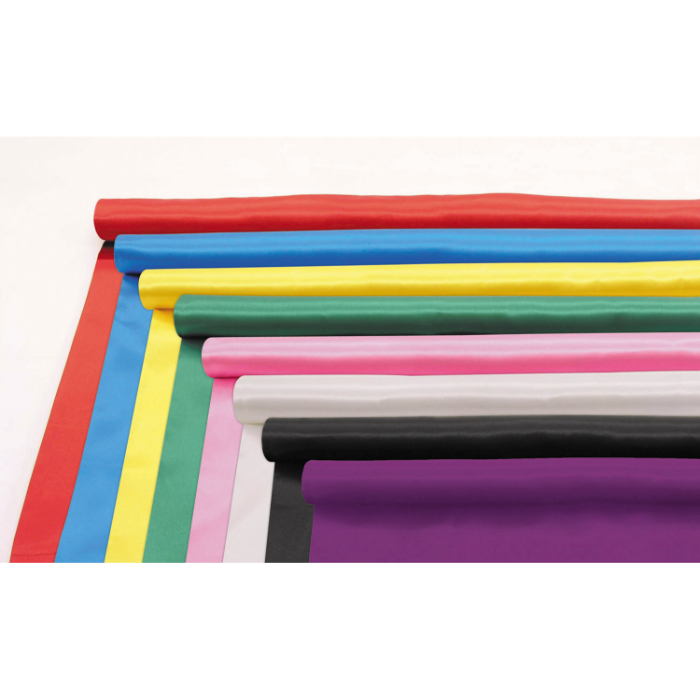 サテン布地 緑 5m切売 14403