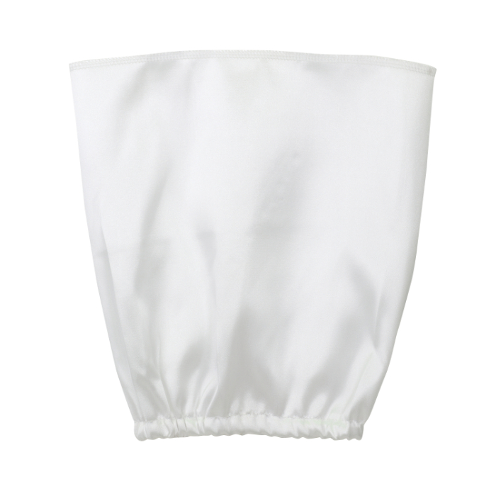 ソフトサテン帽子 白 14486