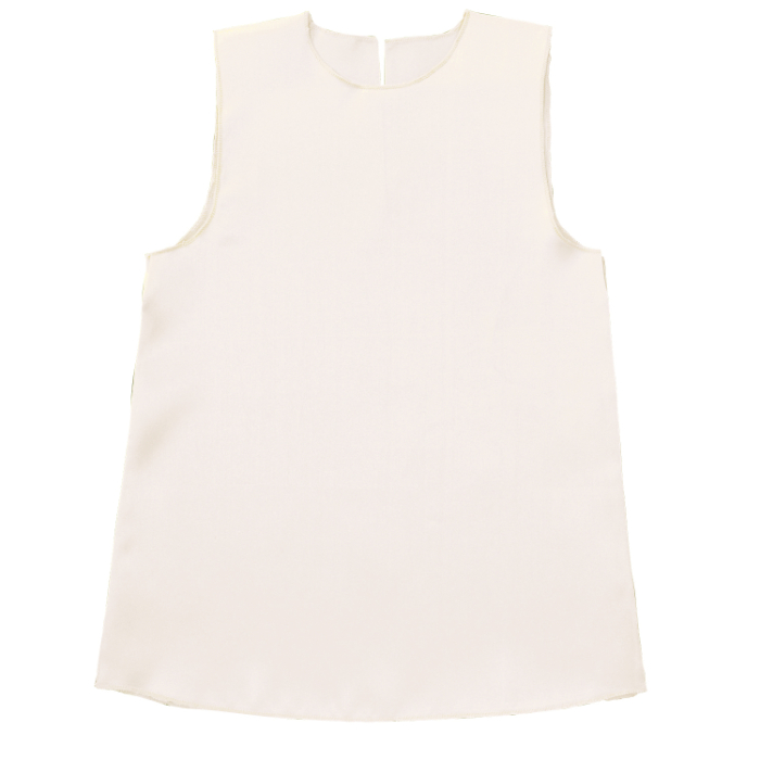 ソフトサテンワンピース  C 白 14490