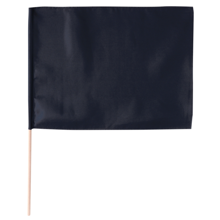 サテン大旗 メタリックブラック φ12mm 14581