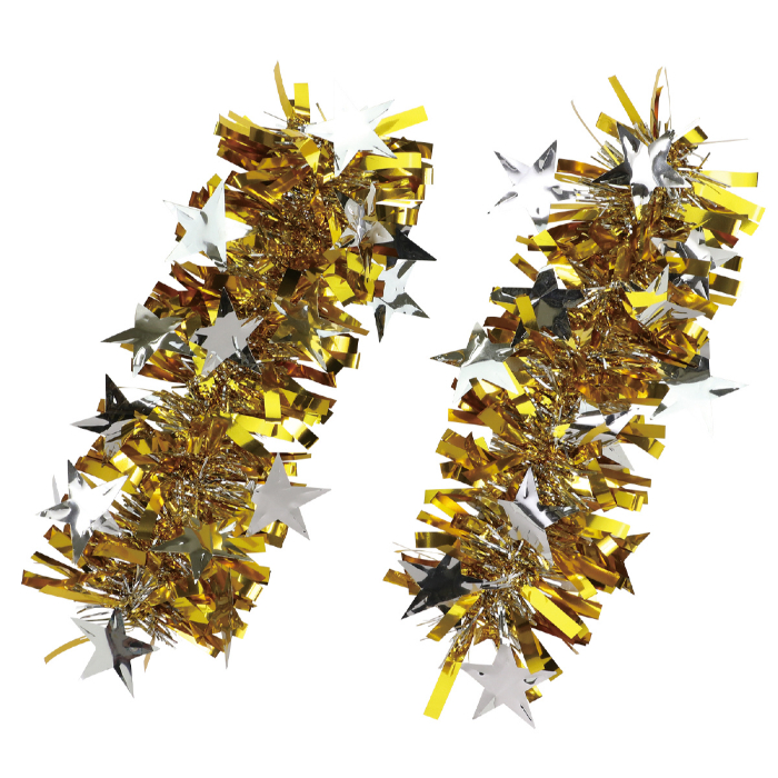 キラキラパッチンリストバンド 金/銀 14704(2個)