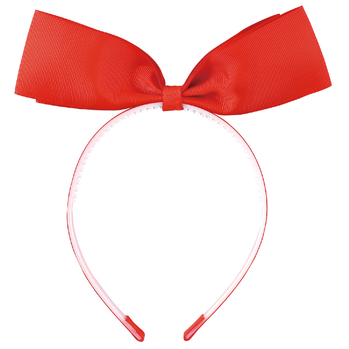 リボンカチューシャ レッド 14780