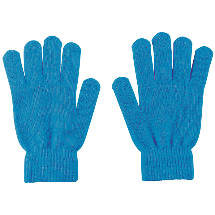 カラーのびのび手袋 大 青 14797