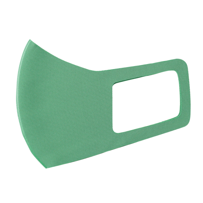 ひんやり冷感マスク M 緑 14886(2枚)