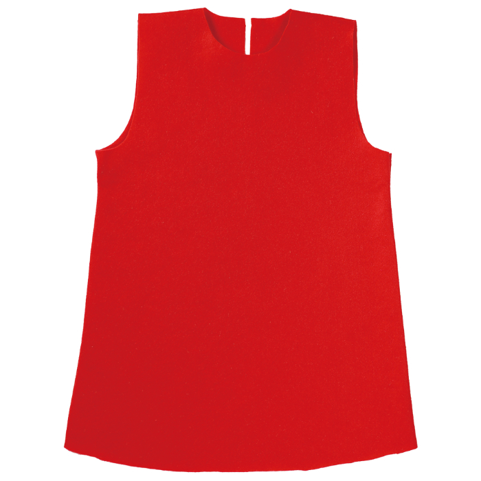 フェルト ワンピース レッド Cサイズ 18022