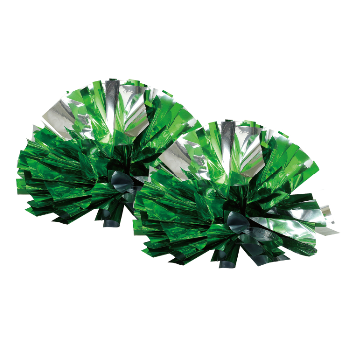 らくらくチアポンポン 小 グリーンシルバー 18031