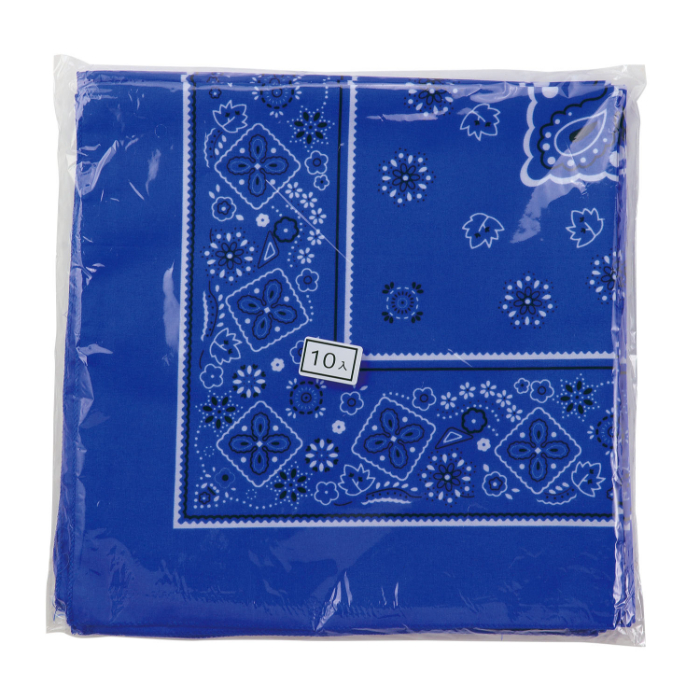 バンダナ 濃青 18183(10枚)