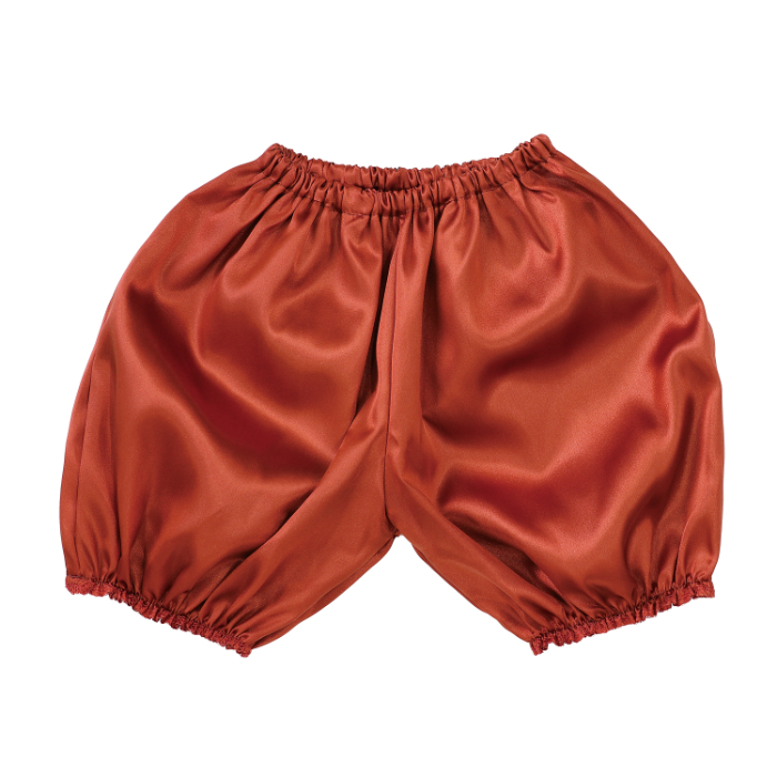 ソフトサテン かぼちゃパンツ J 茶 18261