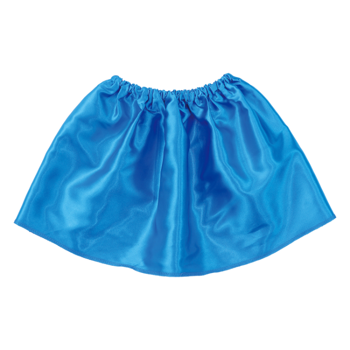 ソフトサテンスカート青 18269