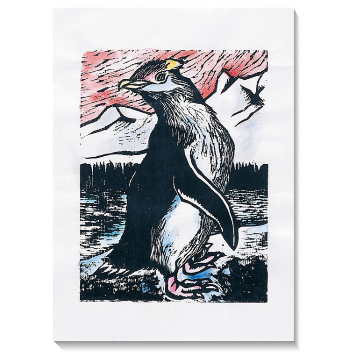 版画彩色和紙 40kg凸凹版用 8切 20815(100枚)