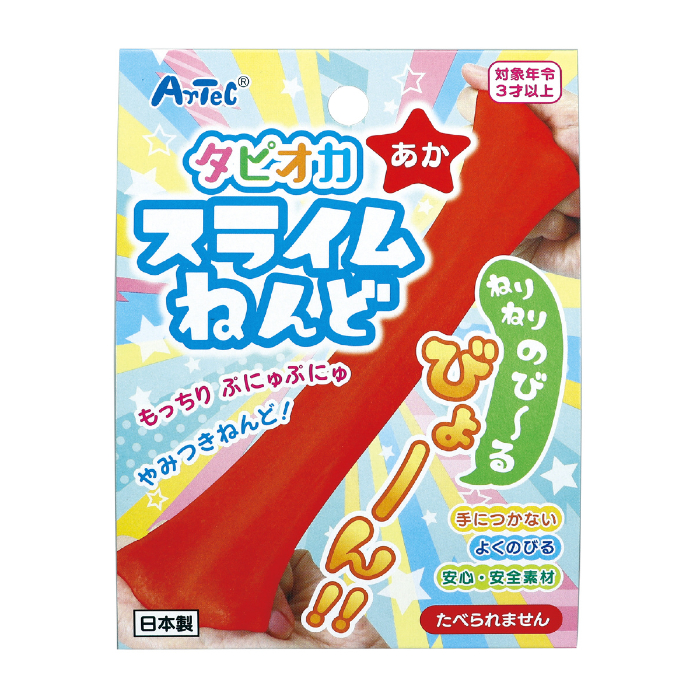 タピオカスライムねんど 赤 23284
