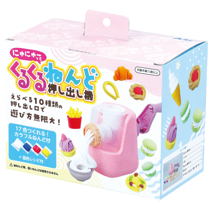 にゅにゅ~っと くるくるねんど押し出し機 23770