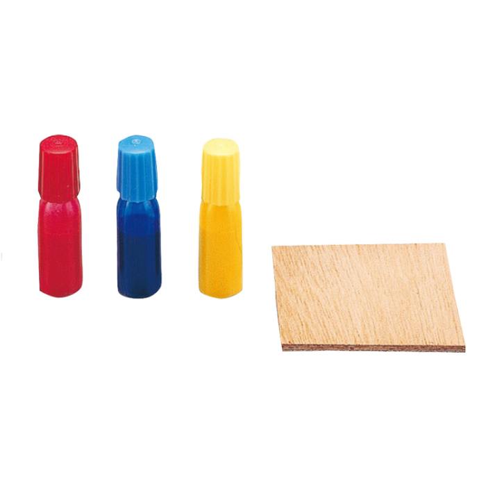 和紙染め絵具(ベニヤ付)3色組 38070